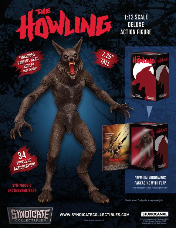 Syndicate Collectibles - The Howling Werewolf 1/12 Scale Deluxe Figure