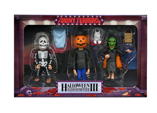 NECA Halloween 3 Season Of The Witch Toony Terrors - Trick Or Treaters - 6" Scale Action Figure 3 Pack