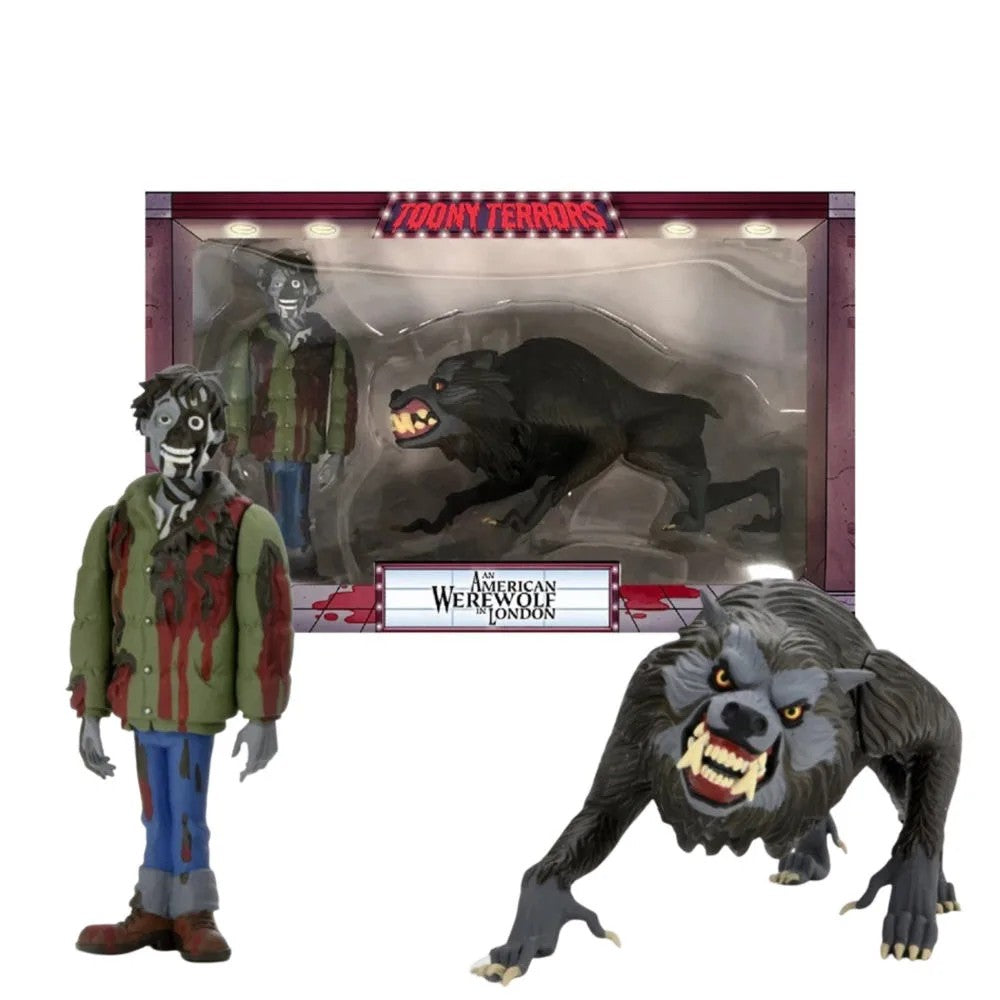 NECA An American Werewolf In London Jack And Kessler Wolf - 6" Scale Action Figures - Toony Terrors 2 Pack