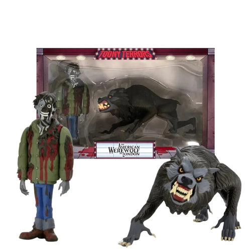 NECA An American Werewolf In London Jack And Kessler Wolf - 6" Scale Action Figures - Toony Terrors 2 Pack