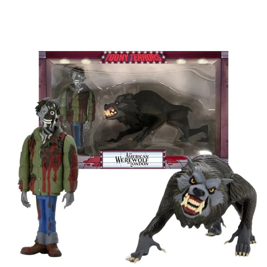 NECA An American Werewolf In London Jack And Kessler Wolf - 6" Scale Action Figures - Toony Terrors 2 Pack