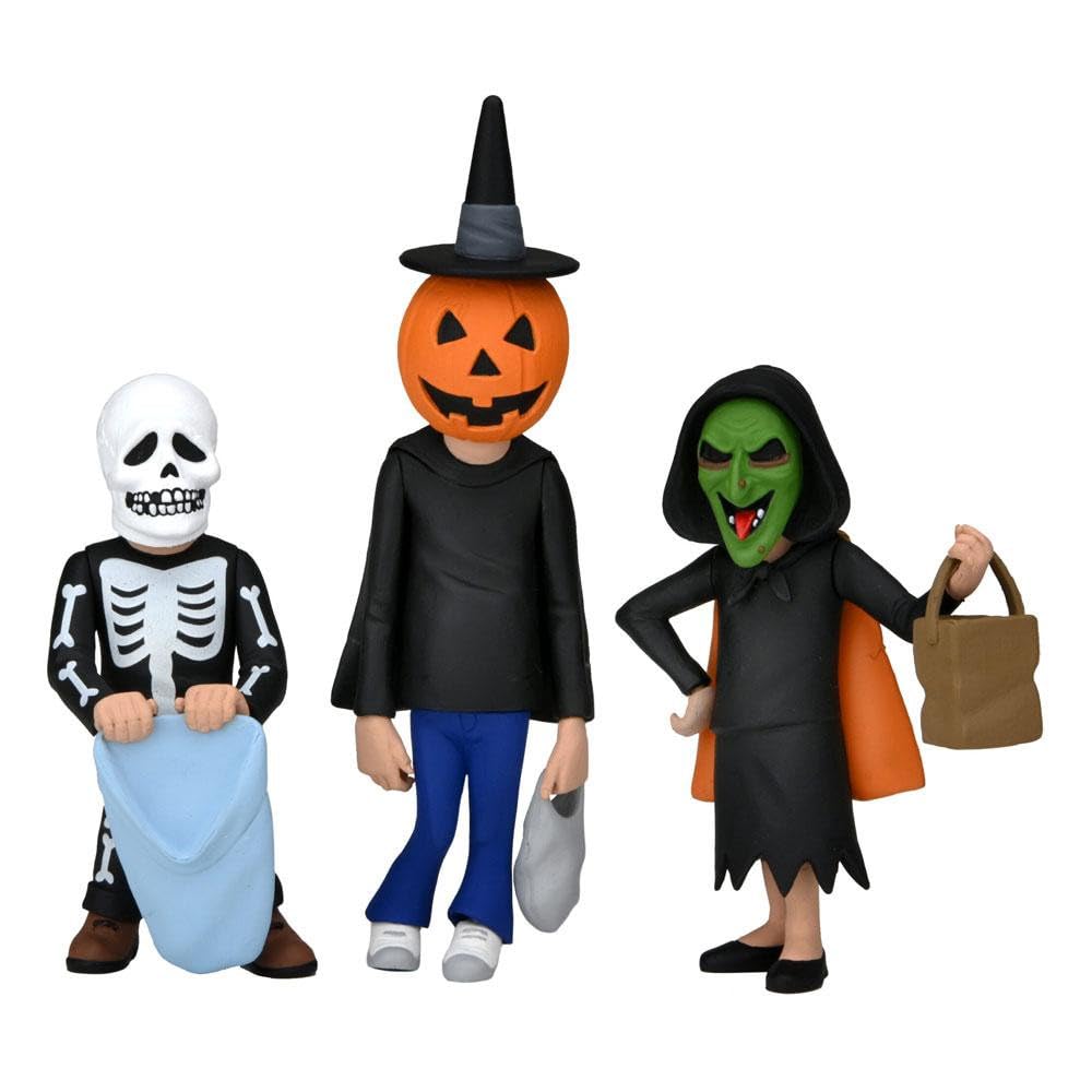 NECA Halloween 3 Season Of The Witch Toony Terrors - Trick Or Treaters - 6" Scale Action Figure 3 Pack