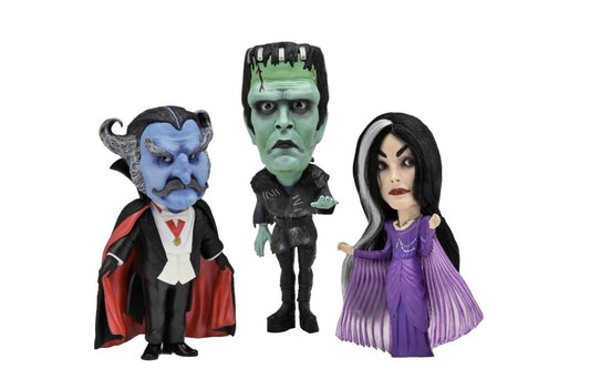 NECA Rob Zombie's The Munsters - Retro Big Head Figure 3 Pack